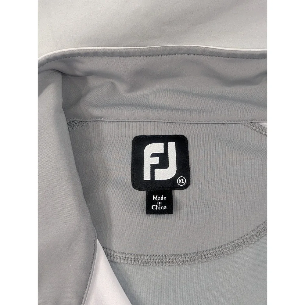 FJ Footjoy Wind Tech Pullover Performance Golf 1/4 Zip Guillardia Golf XL